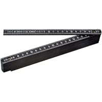 Metrica 18030 DOBLE METRO FIBRA NEGRo 10 varillas mm